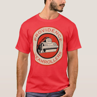 Camiseta Providence Steamrollers - Arte do ventilador retro