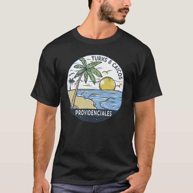 Camiseta Providenciales Turks e Caicos Vintage (Frente)