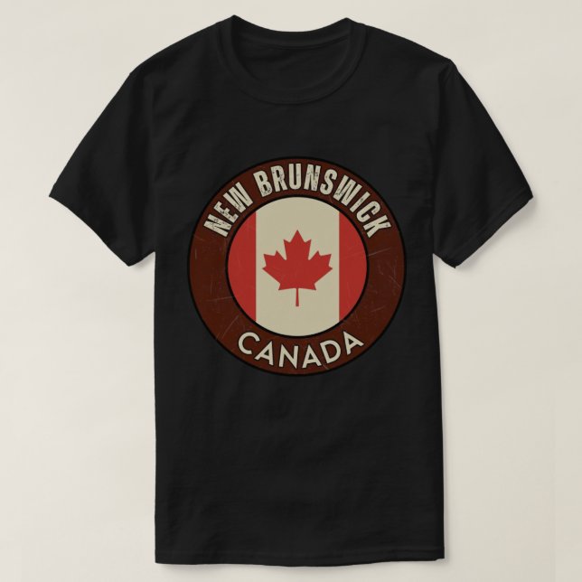 Camiseta Province of New Brunswick Canada (Frente do Design)