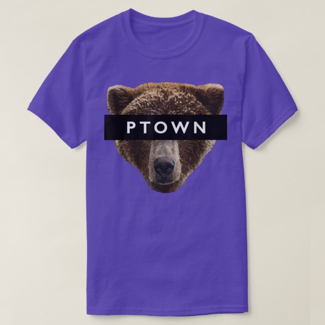 Camiseta Provincetown Bear PTOWN Censor Bar 1697  (Frente do Design)