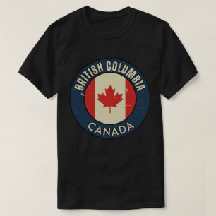 Camiseta Província da Colúmbia Britânica Canadá