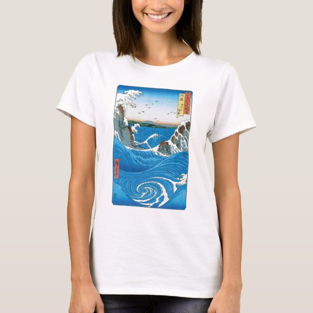 Camiseta Província de Awa, Naruto Whirlpools por Ando Hiros (Frente)