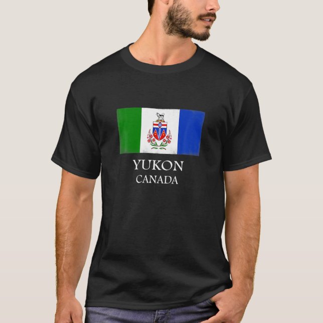 Camiseta Província do Canadá Bandeira Tee (Frente)
