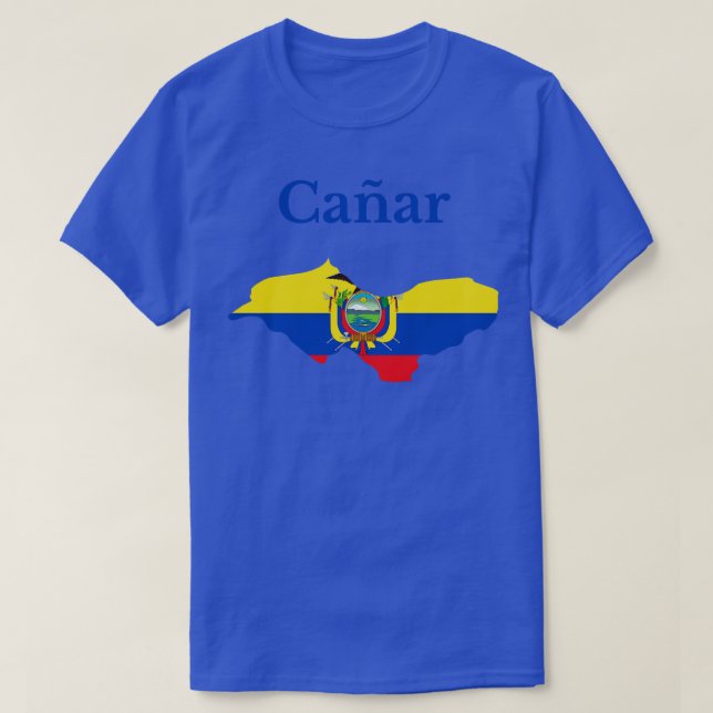 Camiseta Província do Cânar Equador (Frente do Design)