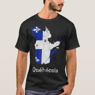 Camiseta Província do Quebeque Montreal French Quebecois
