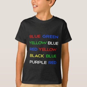Camiseta Provocação de cérebro da cor