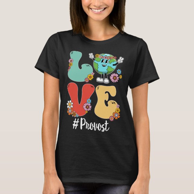 Camiseta Provost do Dia Mundial da Terra 2023 com Amor Retr (Frente)