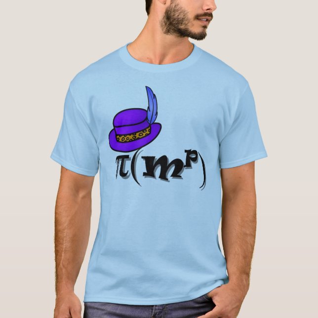 Camiseta Proxeneta da matemática do Pi (Frente)