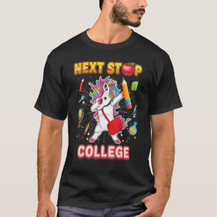 Camiseta Próxima Parada Colégio Dabbing Unicorn Kid Stucher