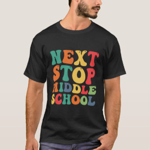 Camiseta Próxima Parada de Graduação Engraçada na Escola Mé