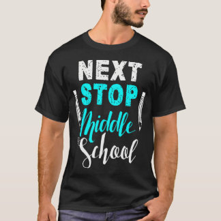 Camiseta Próxima Parada do Ensino Médio Para O Ensino Médio