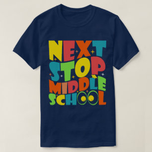 Camiseta Próxima Parada Engraçada Engraçada Escola Meninos