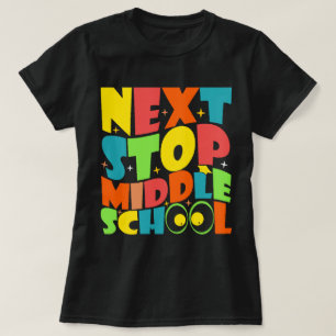 Camiseta Próxima Parada Engraçada Engraçada Escola Meninos