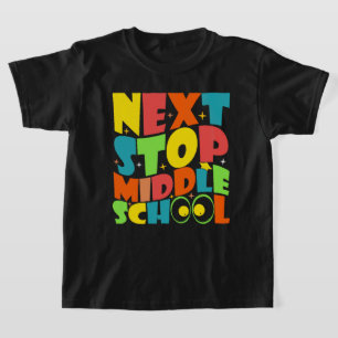 Camiseta Próxima Parada Engraçada Engraçada Escola Meninos