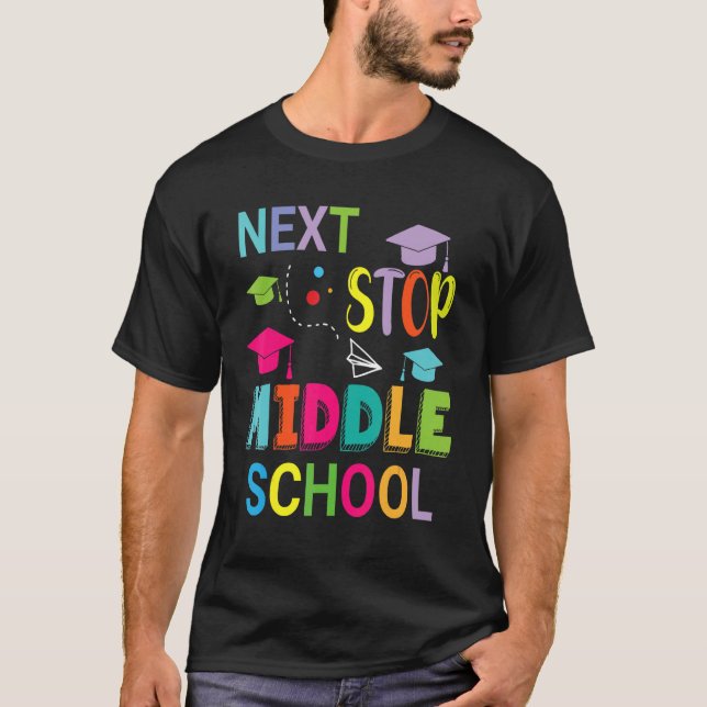 Camiseta Próxima Parada Escola Feliz Classe Escolar (Frente)