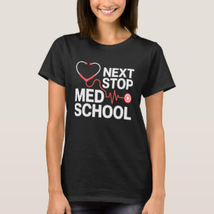 Camiseta Próxima Parada Presente Futuro Estudante de Medici