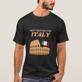 Camiseta Próximo destino: Itália Viagem Colosseum