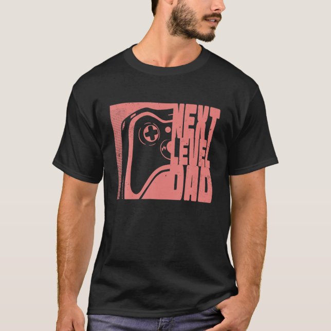 Camiseta Próximo nível do Mens, Pai - Jogos de Gravidez (Frente)