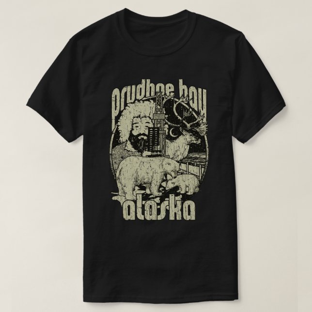 Camiseta Prudhoe Bay Alaska 1826 TShirt (Frente do Design)