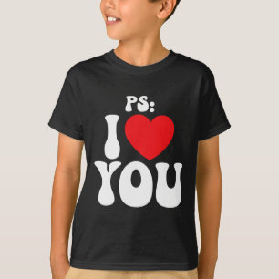 Camiseta Ps I Love You Day Purple Funny Namorados Correspon
