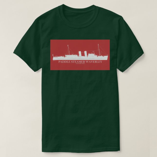Camiseta PS Waverley em vermelho (Frente do Design)