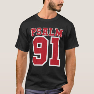 Camiseta Psalm 91 Bíblia Verse Christian Meu Refúgio Meu Je
