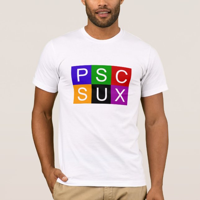 Camiseta PSC SUX T Shirt (Frente)