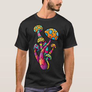 Camiseta Psicodélica Mushroom Gift Trance House Rave