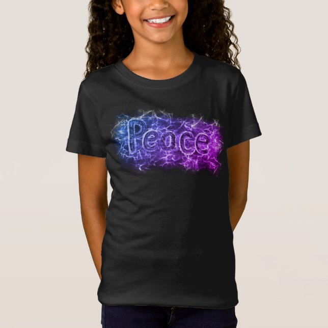 Camiseta Psicodélica Psicodélica Rosa Púrpura Arte Funca (Frente)