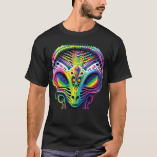 Camiseta Psicodélico Alien