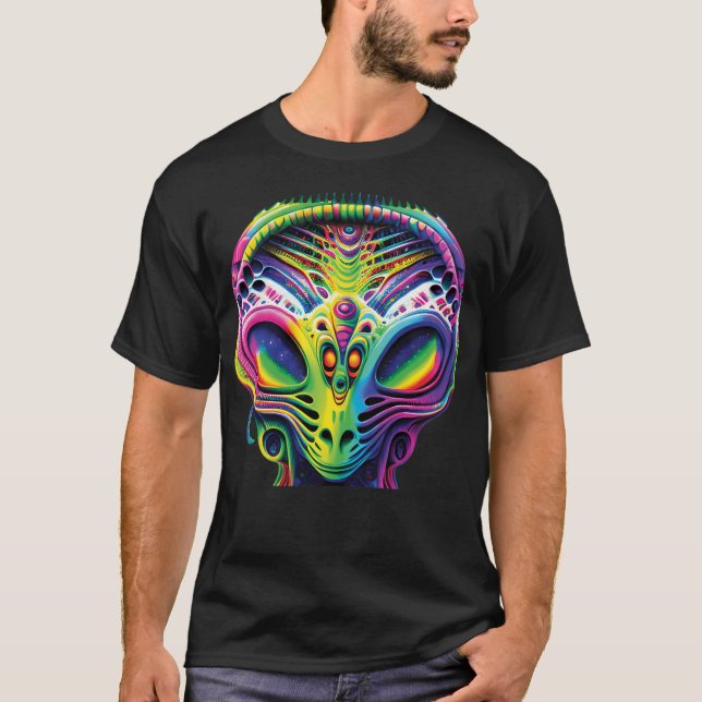 Camiseta Psicodélico Alien (Frente)