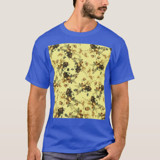 Camiseta Psicodélico Olhar Floral ou Flor Padrão