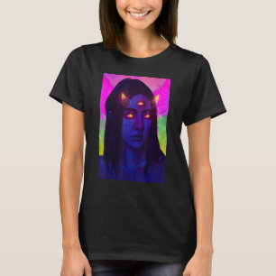 Camiseta Psicodélico Psytrance Cogumelo Viagem de Ácido Sur