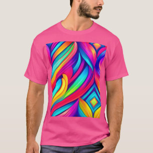 Camiseta Psicodélico Rainbow Vortex