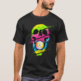 Camiseta Psicodélicos Bilhetes do Crânio Coloridos