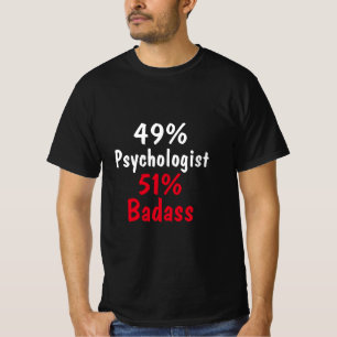 Camiseta Psicóloga Badass