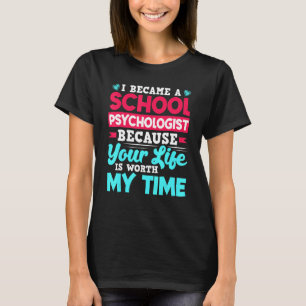 Camiseta Psicóloga Escola Professora Apreciação Psicóloga