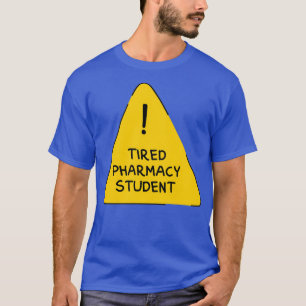 Camiseta Psicologia Cansada Estudante Engraçado Sinal de Av