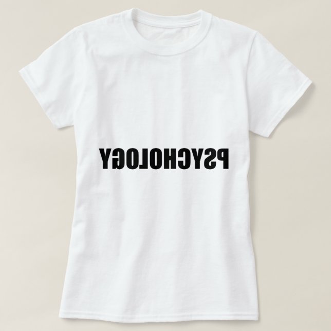 Camiseta Psicologia reversa (Frente do Design)
