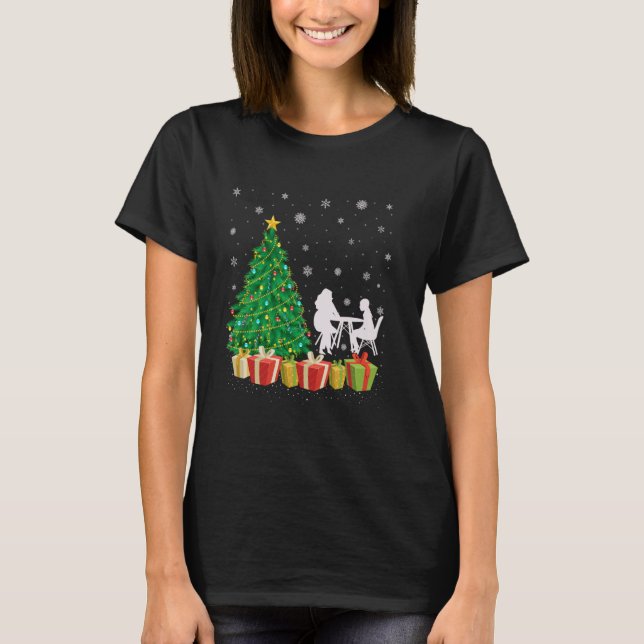 Camiseta Psicólogo C da Escola Santa Hat de Iluminação Árvo (Frente)
