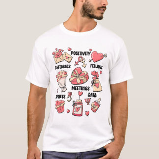 Camiseta Psicólogo do dia de os namorados Escolar Psycholog