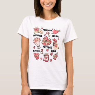 Camiseta Psicólogo do dia de os namorados Escolar Psycholog