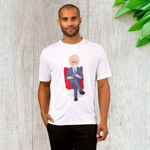 Camiseta Psicólogo em Fato com Bloco de Notas