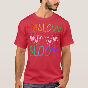 Camiseta Psicólogo Escolar De Volta À Escola Maslow Antes D