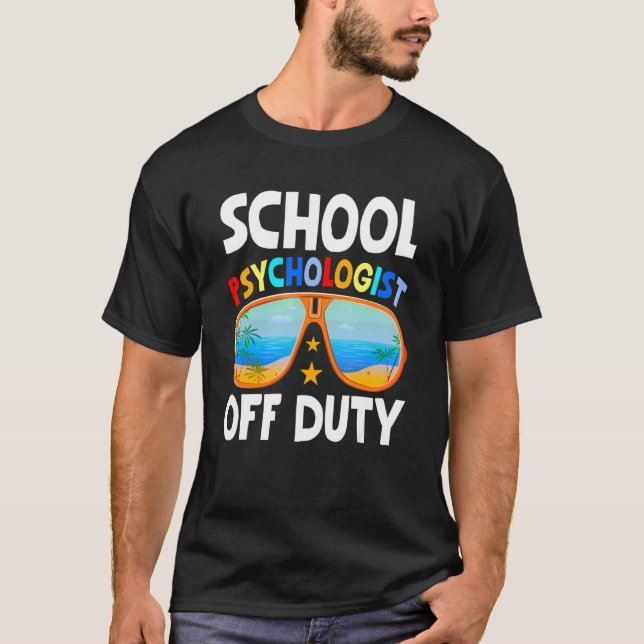 Camiseta Psicólogo Escolar Terapêutica Da Faculdade De Dire (Frente)