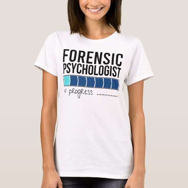 Camiseta Psicólogo Forense Futuro  (Frente)
