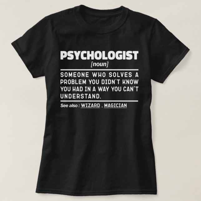 Camiseta Psicólogo Noun Mental Health Professional (Frente do Design)