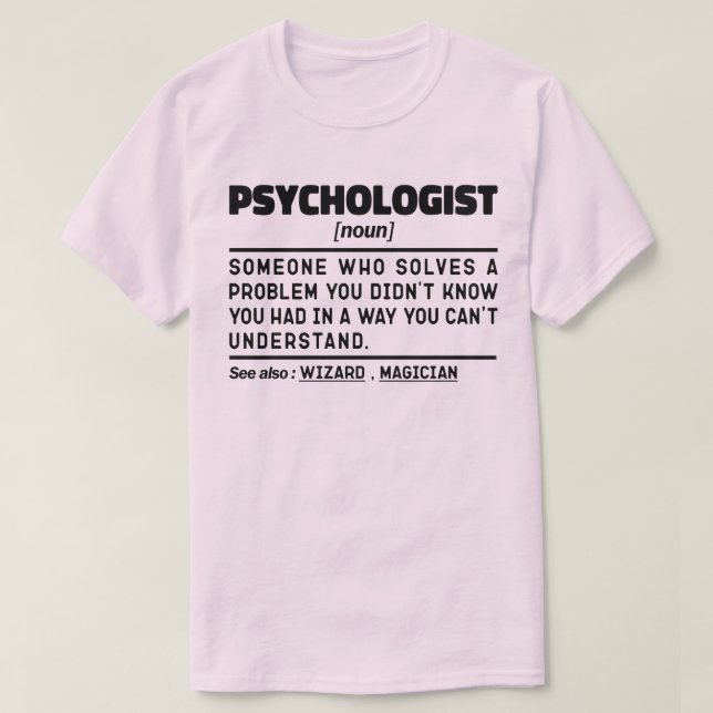 Camiseta Psicólogo Noun Mental Health Professional (Frente do Design)