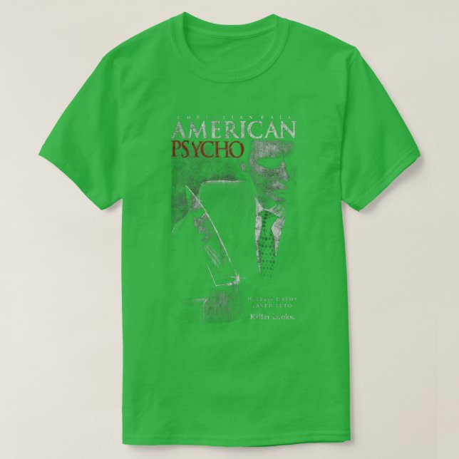 Camiseta Psicopata Americano1 (Frente do Design)