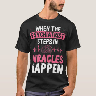 Camiseta Psiquiatra Milagres Saúde Mental Consciência Psiqu